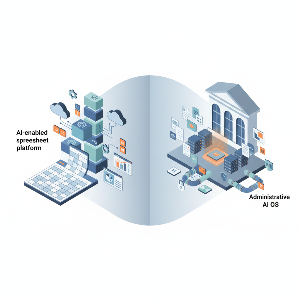 一言で言うと：Excelは「AI付きIDE」に、行政は「Gennai前提OS」に変わる
