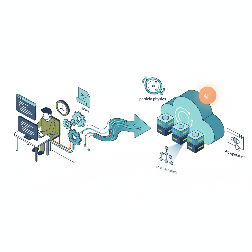 一言で言うと、「cronジョブからKubernetesへの移行」が今度は人間の仕事に来た