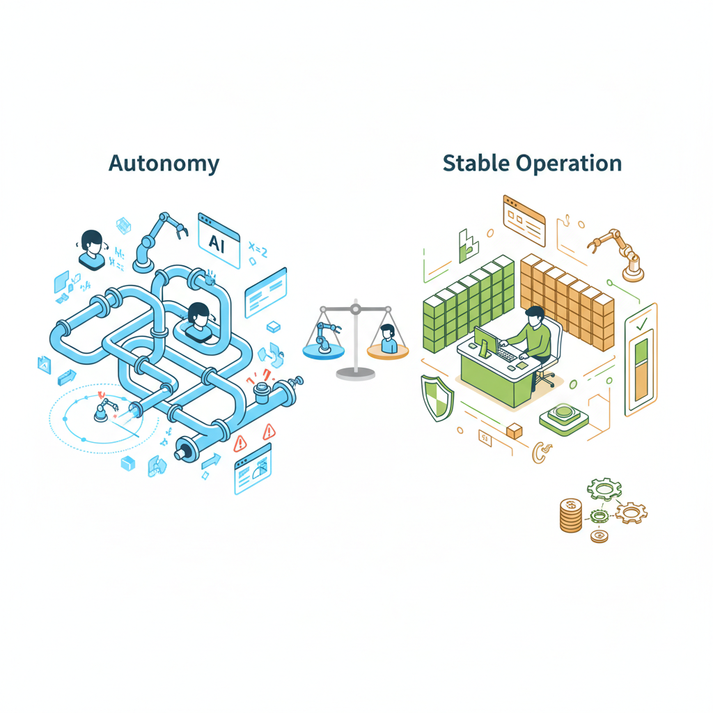 ただし、懸念点もあります：自律 ≠ 安定運用